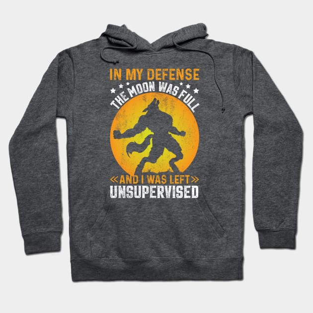 Werewolf, Unsupervised Hoodie by KennefRiggles